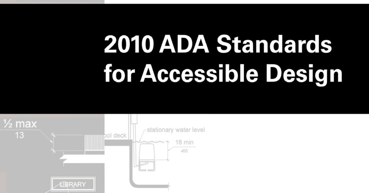 Your Guide To The 2010 ADA Standards For Accessible Design | Rocky ...